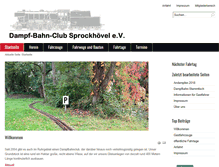 Tablet Screenshot of dbc-sprockhoevel.de